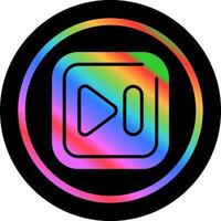 Next Track Square Vector Icon