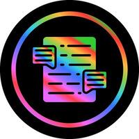 Document Commenting Vector Icon