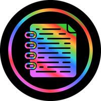 Note Page Vector Icon