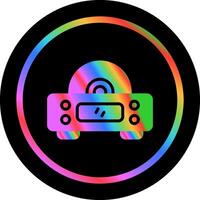 icono de vector de reproductor de cd