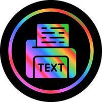 Text File Vector Icon