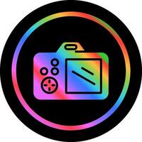 icono de vector de cámara dslr