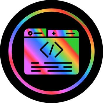 icono de vector de programación