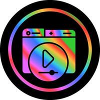 Video Player Vector Icon