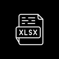 icono de vector xlsx