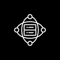 Cluster Server Vector Icon