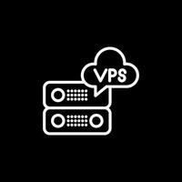 VPS Hosting Vector Icon