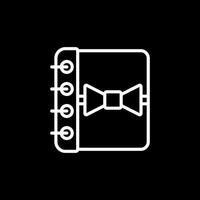Notebook with Ribbon Vector Icon