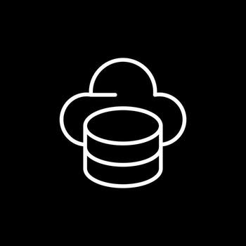 mysql hospedaje vector icono