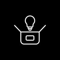 Think Outside The Box Vector Icon