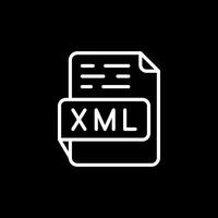 icono de vector xml