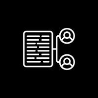 Document Collaboration Vector Icon