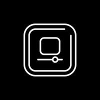 Video Stop Square Vector Icon