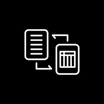 Document Workflow Vector Icon