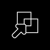 Overlap Vector Icon