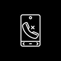 Missed Call Vector Icon