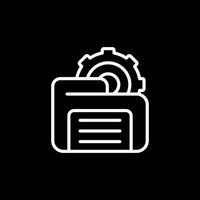 Folder Management Vector Icon