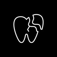 Broken Tooth Vector Icon