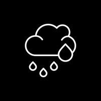 icono de vector de nube