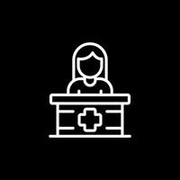 Receptionist Vector Icon