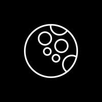 icono de vector de luna