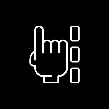 selección vector icono