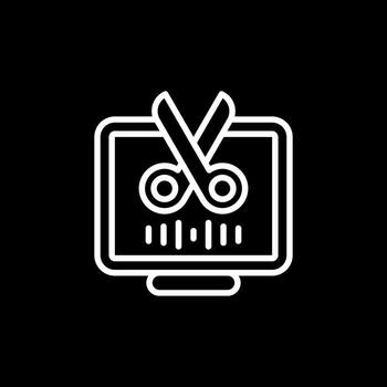 Desktop Computer Vector Icon