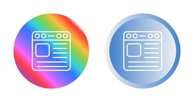 Browser Vector Icon