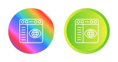 Browser Settings Vector Icon