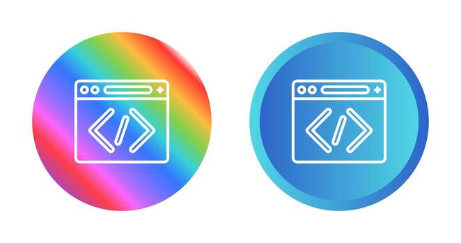 icono de vector de codificación