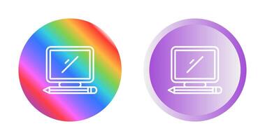 Desktop Computer Vector Icon