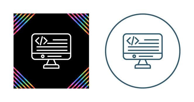 icono de vector de lenguaje de programación