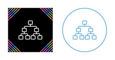 decisión arboles vector icono