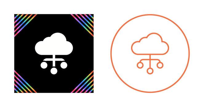 Cloud Computing Vector Icon