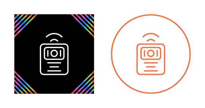 inalámbrico intercomunicador vector icono