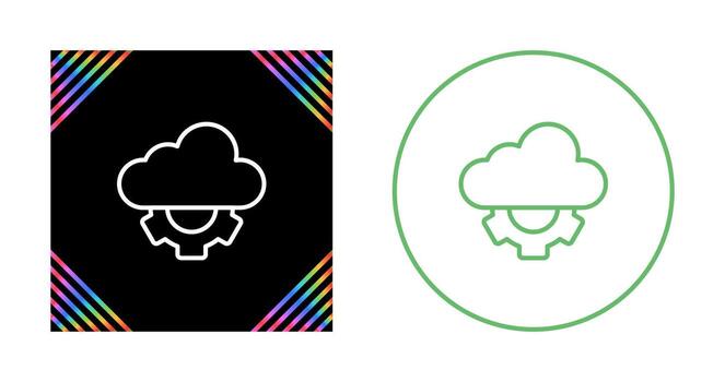 Cloud API Vector Icon