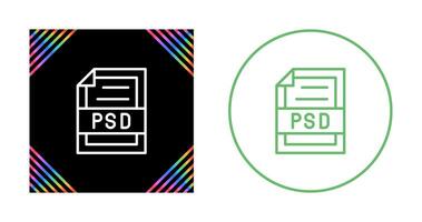 psd archivo vector icono