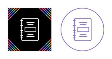 Notebook Vector Icon