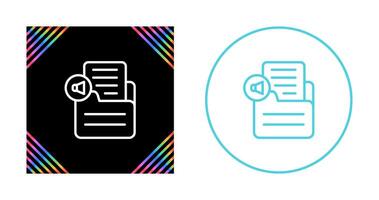 Document Insert Audio Vector Icon