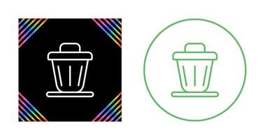 Trash bin Vector Icon