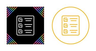 Task list Vector Icon