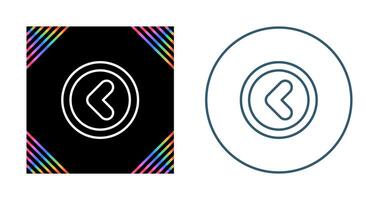 Angle Left Vector Icon