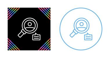 Talent Search Vector Icon