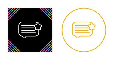 Feedback Vector Icon