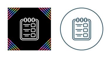 Task list with clipboard Vector Icon