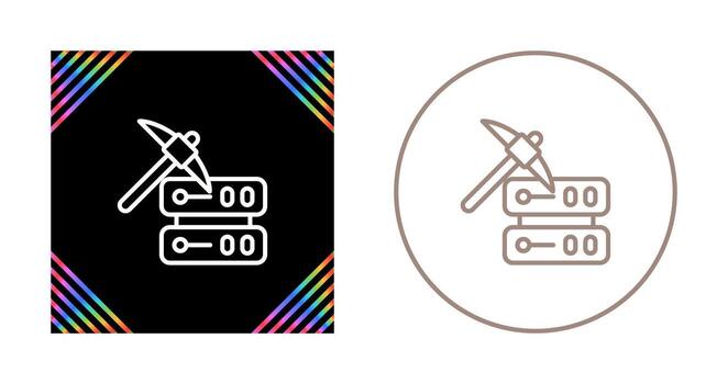 Data Mining Vector Icon