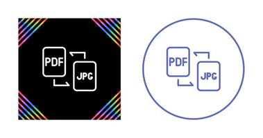 Document Conversion Vector Icon