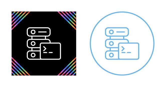 SSH Hosting Vector Icon
