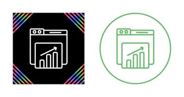 Website Statistics Vector Icon