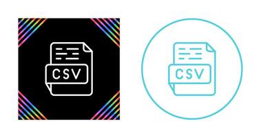 CSV Vector Icon